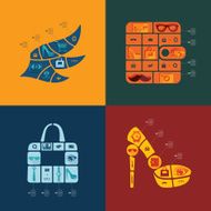 fashion flat infographic N28