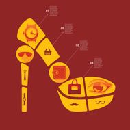 fashion flat infographic N30