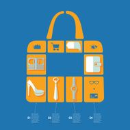 fashion flat infographic N31