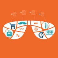 fashion flat infographic N36