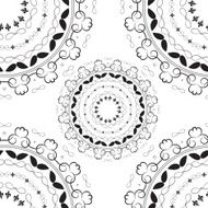 Abstract Seamless Pattern Background Vector Illustration N18