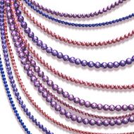 Vector abstract background with colored beads N3