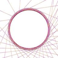 Vector abstract background with embroidery on cardboard N5