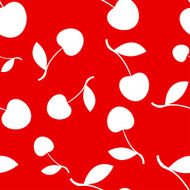 Pattern Silhouette Cherry