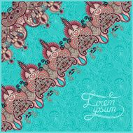 ornamental background with flower ribbon stripe pattern greeti N93