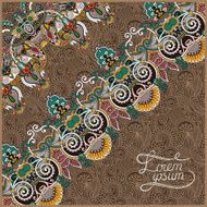 ornamental background with flower ribbon stripe pattern greeti N99