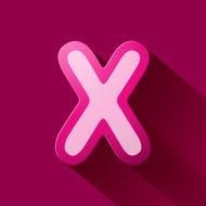 Volume icons alphabet X N2