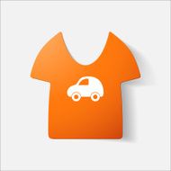 Paper clipped sticker Children&#039;s T-shirt N7