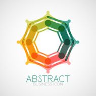 Symmetric abstract geometric shape N77