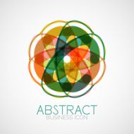 Symmetric abstract geometric shape N78