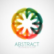 Symmetric abstract geometric shape N79