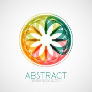Symmetric abstract geometric shape N81