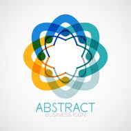 Symmetric abstract geometric shape N86