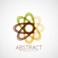 Symmetric abstract geometric shape N89