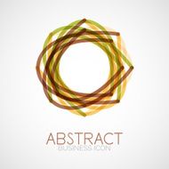 Symmetric abstract geometric shape N90