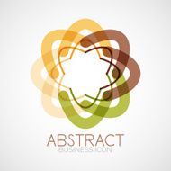 Symmetric abstract geometric shape N91
