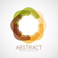 Symmetric abstract geometric shape N92