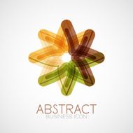 Symmetric abstract geometric shape N94