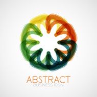 Symmetric abstract geometric shape N101
