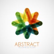 Symmetric abstract geometric shape N102