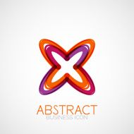 Symmetric abstract geometric shape N105