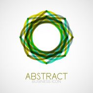 Symmetric abstract geometric shape N115
