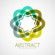 Symmetric abstract geometric shape N117