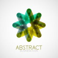 Symmetric abstract geometric shape N123