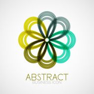 Symmetric abstract geometric shape N125