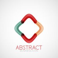 Symmetric abstract geometric shape N127