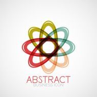 Symmetric abstract geometric shape N129