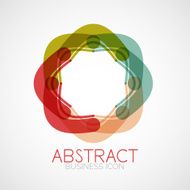 Symmetric abstract geometric shape N133