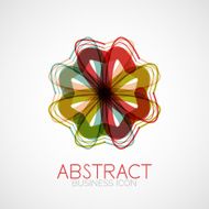 Symmetric abstract geometric shape N134