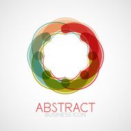 Symmetric abstract geometric shape N137