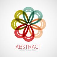 Symmetric abstract geometric shape N141