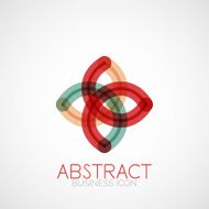 Symmetric abstract geometric shape N142