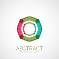 Symmetric abstract geometric shape N147