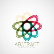 Symmetric abstract geometric shape N149