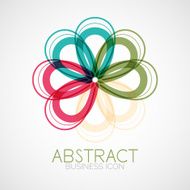 Symmetric abstract geometric shape N150