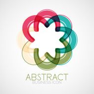 Symmetric abstract geometric shape N156