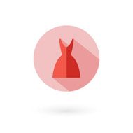 Woman dress icon vector illustration