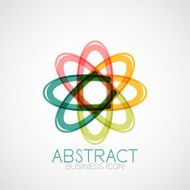 Symmetric abstract geometric shape N165