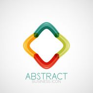 Symmetric abstract geometric shape N167