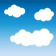 Abstract Cloud Background Vector Illustration N3