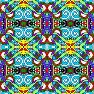 seamless geometry vintage pattern ethnic style ornamental backg N238