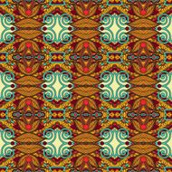 seamless geometry vintage pattern ethnic style ornamental backg N245