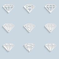 Diamond Paper Icons