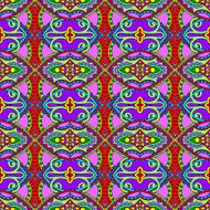 seamless geometry vintage pattern ethnic style ornamental backg N252