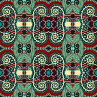 seamless geometry vintage pattern ethnic style ornamental backg N255