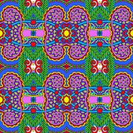 seamless geometry vintage pattern ethnic style ornamental backg N257
